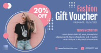 Fashion Clothing Voucher Facebook Shared Image template