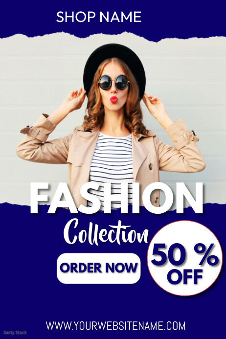 Sample Collection Poster FASHION COLLECTION Template | PosterMyWall