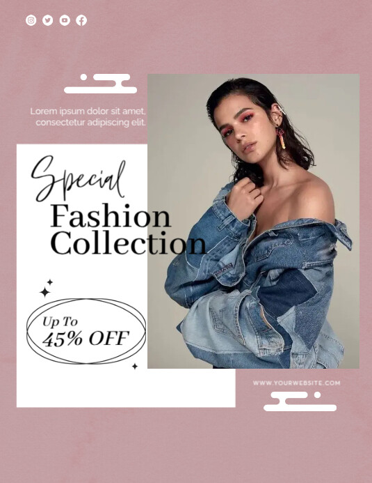 Fashion Collection Flyer Template | PosterMyWall