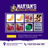 Biru Fashion Retail Promotion Instagram Post Template