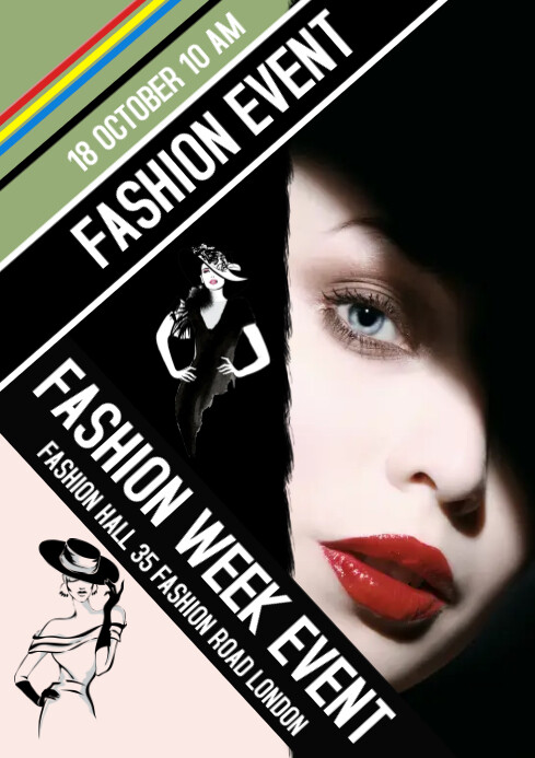 Fashion Design Artwork template A1