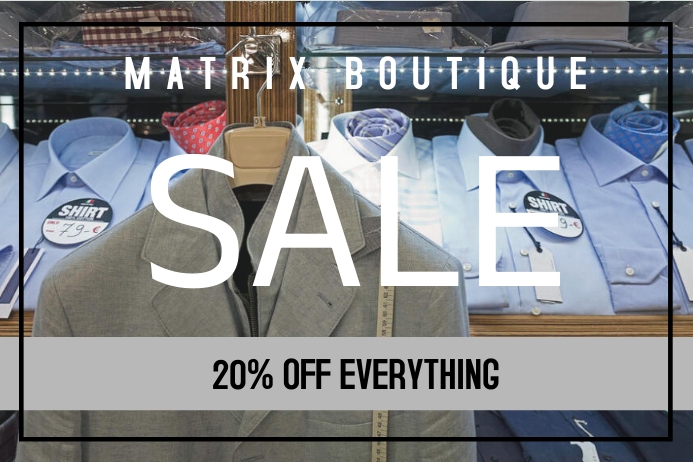 Fashion Cartaz template