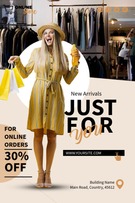 Fashion Dress Template | PosterMyWall
