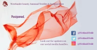 Fashion event flier Facebook Shared Image template