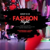 fashion Event Video ad template Vierkant (1:1)