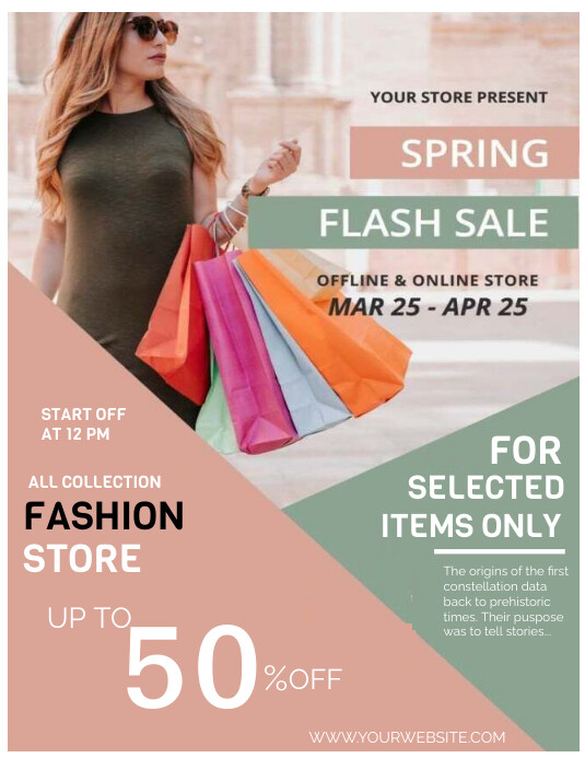 Fashion flyer, collection, design template | PosterMyWall