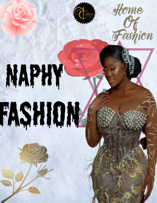 Fashion flyer (1) Folheto (US Letter) template