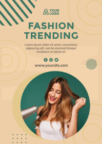 Fashion flyer template A4