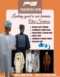 fashion for men Volante (Carta US) template