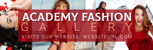 fashion Gallery Twitter cover template