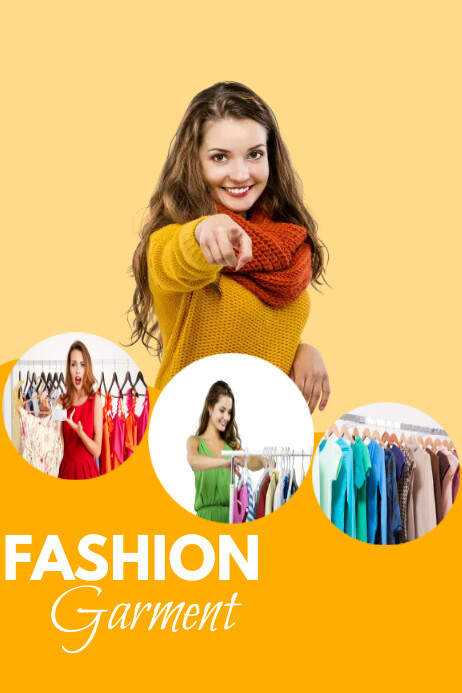 FASHION GARMENT Template | PosterMyWall