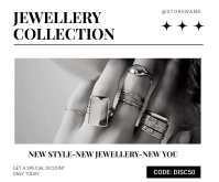 Fashion Jewellery Rettangolo medio template