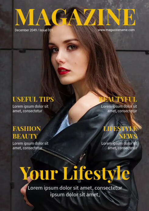 Fashion Magazine Cover Template | PosterMyWall