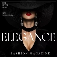 Fashion Magazine Instagram Post template