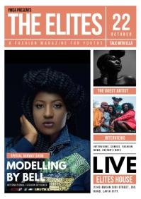 Fashion magazine/ newspaper A5 template