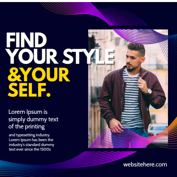 Fashion Model Ads Template | PosterMyWall