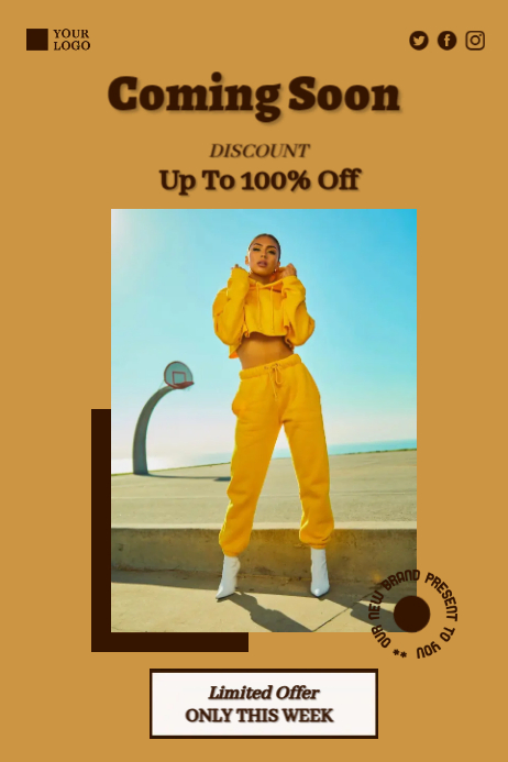 Fashion Model Ads Posters Template | PosterMyWall
