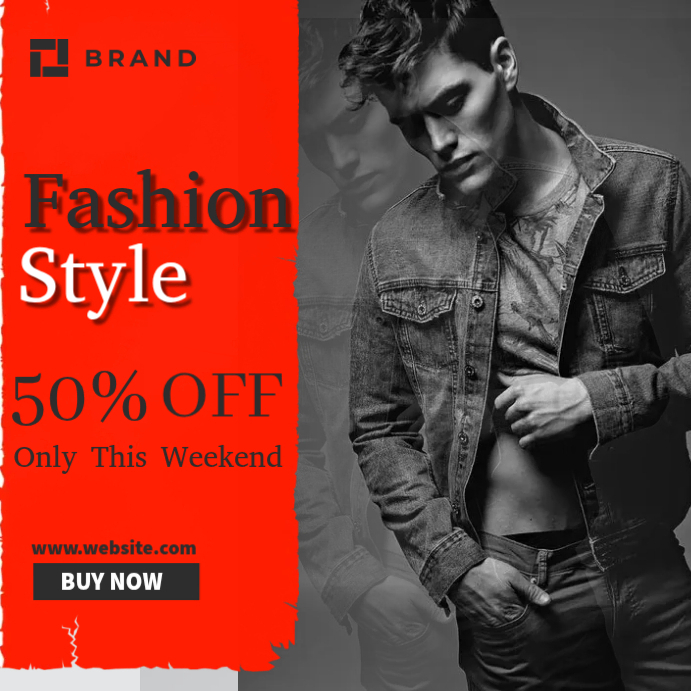 Fashion Model Template | PosterMyWall
