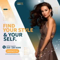 Fashion Model Instagram 帖子 template