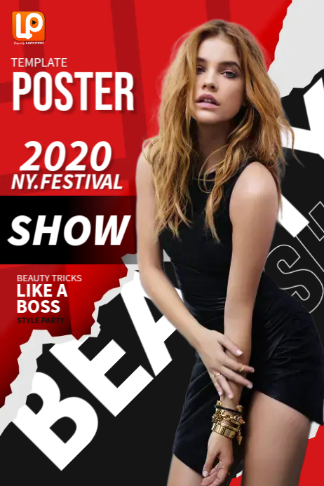 Modèle Fashion Model Poster | PosterMyWall