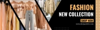 Fashion new collection Image d'arrière plan LinkedIn template