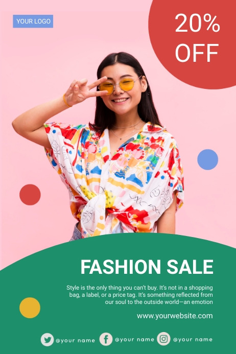 Plantilla de Fashion Offer Poster | PosterMyWall