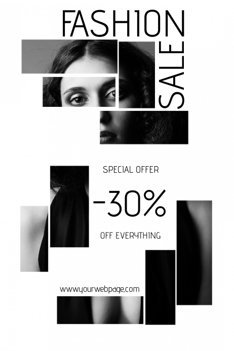 Fashion Or Beauty Sale Poster Template Postermywall