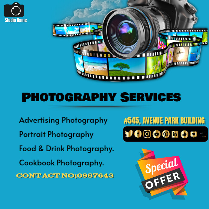 Fashion Photography Flyer, Fashion Photography Posters, Fashion Photoshoot Poster, Fashion Photoshoo template