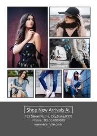 Fashion Postcard Template A6