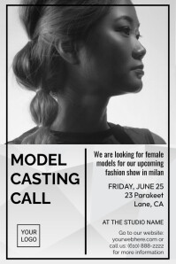 FASHION MODEL POSTER Template | PosterMyWall