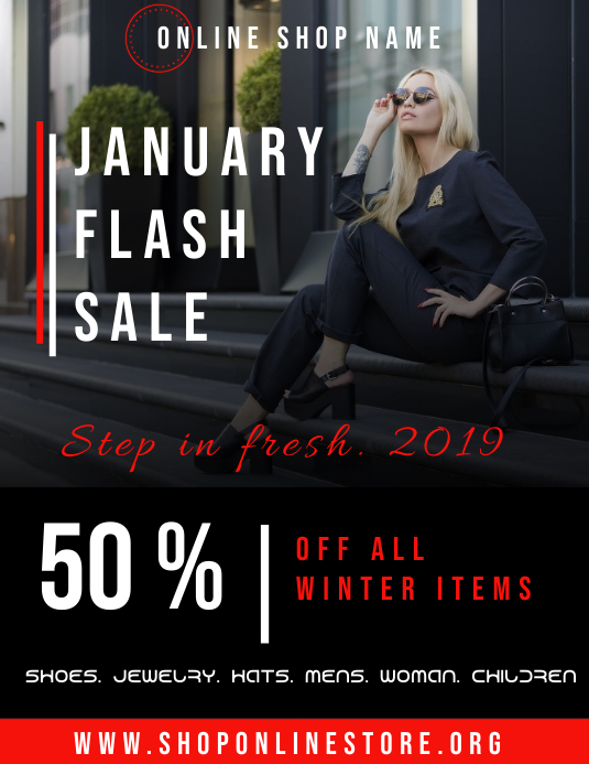 Fashion Retail Flyer Template PosterMyWall