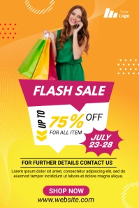 Fashion Sale 30% off Template Gráfico de Pinterest