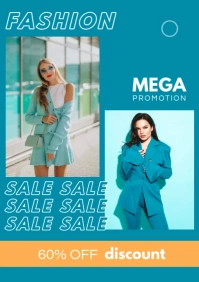 Fashion Sale A5 template