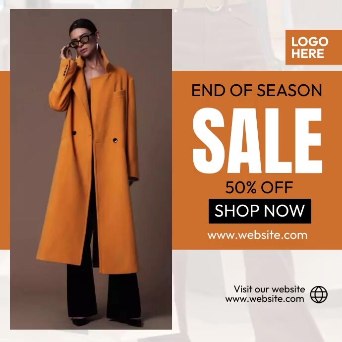 Fashion Sale Ads Instagram Post template