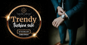 FASHION SALE BANNER Изображение, которым поделились на Facebook template