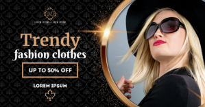 FASHION SALE BANNER Obraz udostępniany na Facebooku template