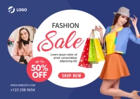 Fashion Sale Banner Template Carte postale