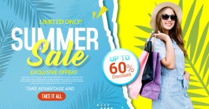 FASHION SALE Gedeelde afbeelding op Facebook template