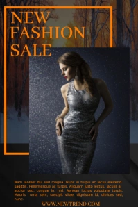 Fashion sale design template flyer Tumblr-Grafik