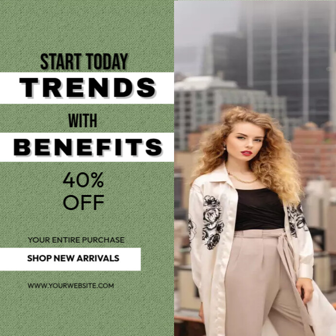 Fashion Sale Discount Template PosterMyWall