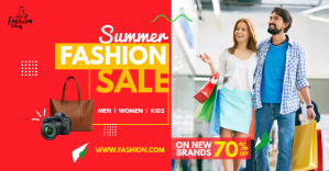 Fashion Sale Facebook Ad Facebook-annonce template