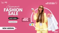 fashion sale flyer Message Twitter template