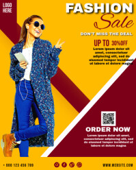 Fashion Sale Instagram Portrait template