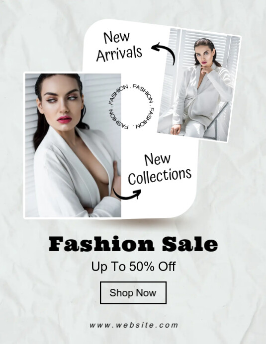 Fashion Sale Offer Promotion Flyer Template | PosterMyWall