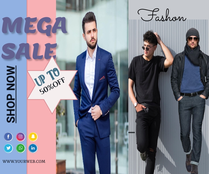 In Fashion Sale Online 2026.Copy of FASHION SALE ONLINE ADDS | PosterMyWall