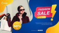 FASHION SALE POSTER BANNER FLYER Presentation (16:9) template