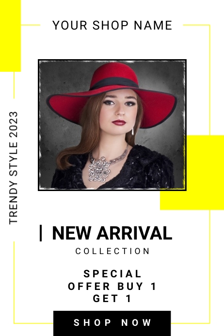 Fashion Sale Poster Cartaz template