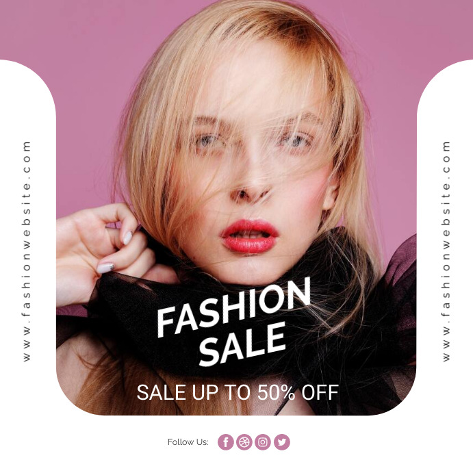 Fashion Sale Social Media Poster Template PosterMyWall