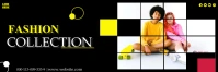 Fashion sale template Cartel de 2 × 6 pulg.