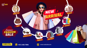 Purple Fashion Sale Twitter Post Template